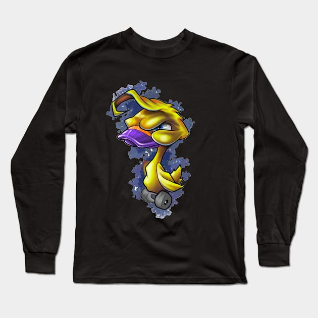 Duck Long Sleeve T-Shirt by artnsoul79